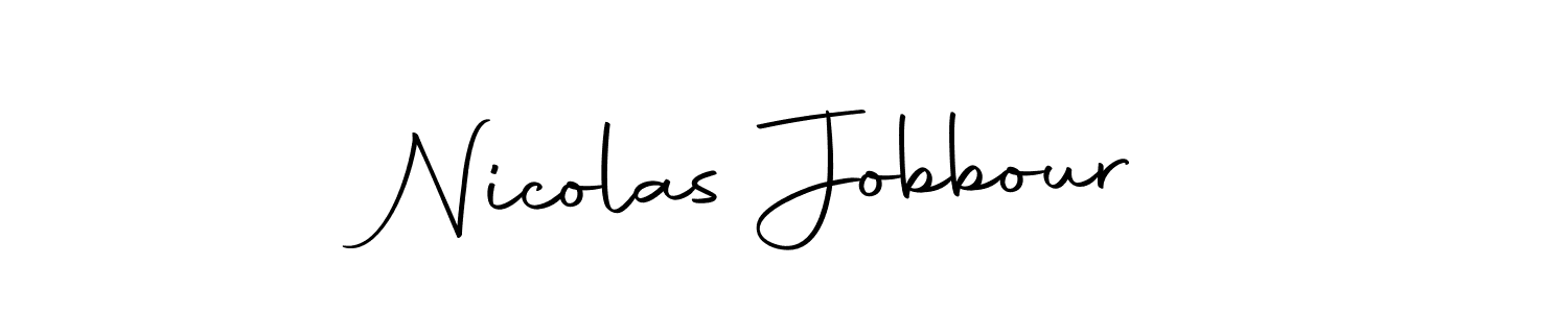 Make a short Nicolas Jobbour signature style. Manage your documents anywhere anytime using Autography-DOLnW. Create and add eSignatures, submit forms, share and send files easily. Nicolas Jobbour signature style 10 images and pictures png