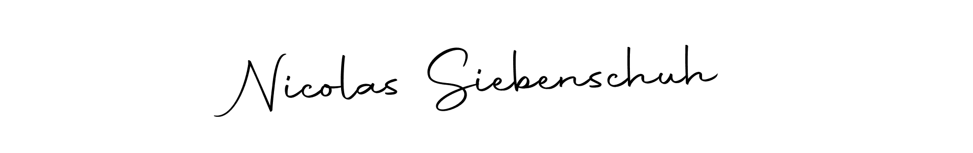 It looks lik you need a new signature style for name Nicolas Siebenschuh. Design unique handwritten (Autography-DOLnW) signature with our free signature maker in just a few clicks. Nicolas Siebenschuh signature style 10 images and pictures png