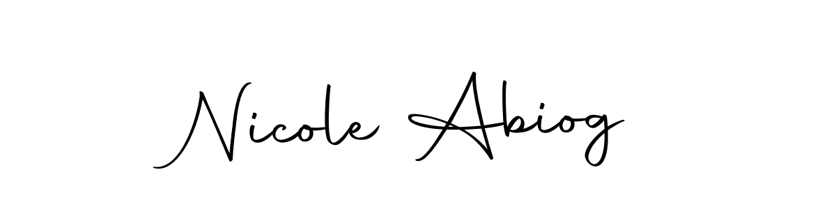 How to Draw Nicole Abiog signature style? Autography-DOLnW is a latest design signature styles for name Nicole Abiog. Nicole Abiog signature style 10 images and pictures png