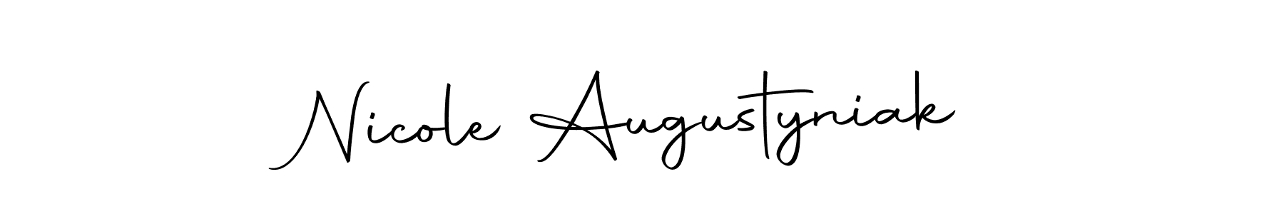 Also we have Nicole Augustyniak name is the best signature style. Create professional handwritten signature collection using Autography-DOLnW autograph style. Nicole Augustyniak signature style 10 images and pictures png