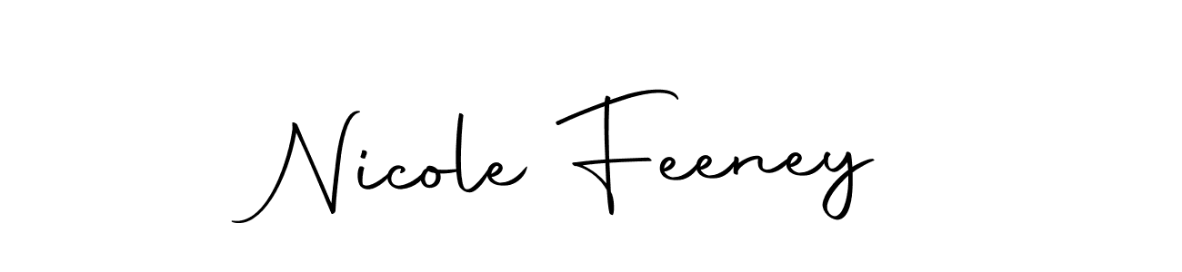 Make a beautiful signature design for name Nicole Feeney. With this signature (Autography-DOLnW) style, you can create a handwritten signature for free. Nicole Feeney signature style 10 images and pictures png