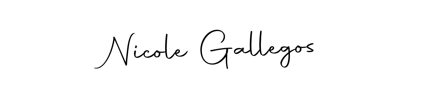 Nicole Gallegos stylish signature style. Best Handwritten Sign (Autography-DOLnW) for my name. Handwritten Signature Collection Ideas for my name Nicole Gallegos. Nicole Gallegos signature style 10 images and pictures png