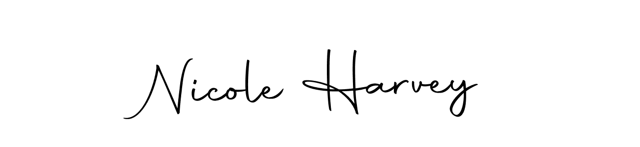 Design your own signature with our free online signature maker. With this signature software, you can create a handwritten (Autography-DOLnW) signature for name Nicole Harvey. Nicole Harvey signature style 10 images and pictures png