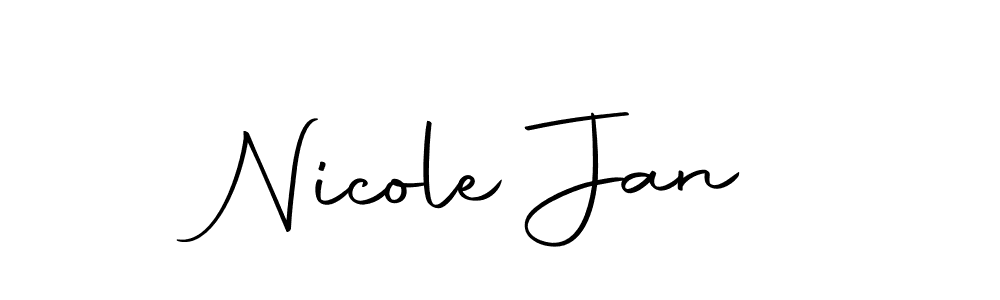 It looks lik you need a new signature style for name Nicole Jan. Design unique handwritten (Autography-DOLnW) signature with our free signature maker in just a few clicks. Nicole Jan signature style 10 images and pictures png