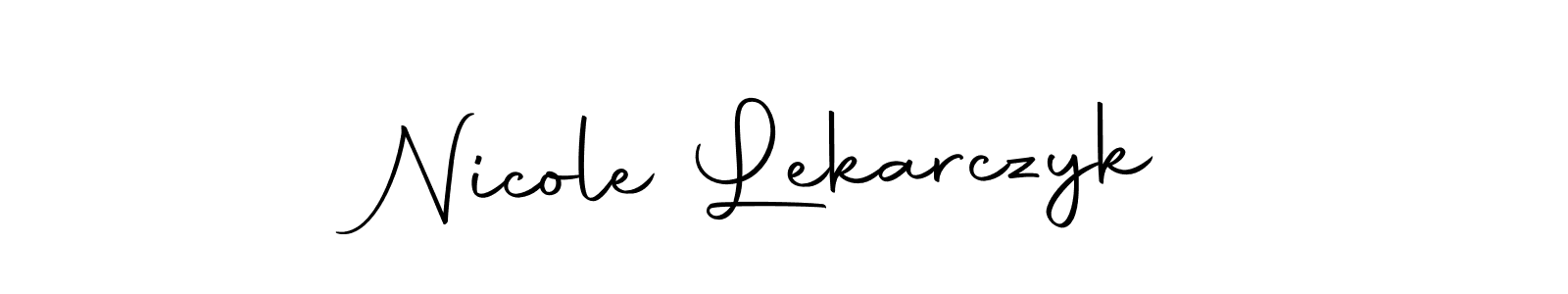 Also You can easily find your signature by using the search form. We will create Nicole Lekarczyk name handwritten signature images for you free of cost using Autography-DOLnW sign style. Nicole Lekarczyk signature style 10 images and pictures png