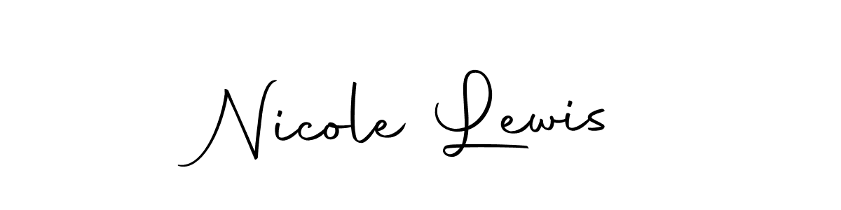 Also we have Nicole Lewis name is the best signature style. Create professional handwritten signature collection using Autography-DOLnW autograph style. Nicole Lewis signature style 10 images and pictures png