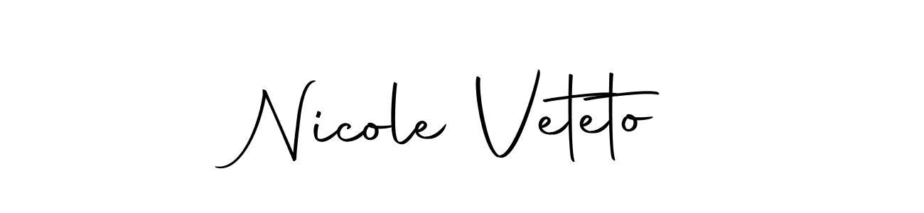 The best way (Autography-DOLnW) to make a short signature is to pick only two or three words in your name. The name Nicole Veteto include a total of six letters. For converting this name. Nicole Veteto signature style 10 images and pictures png