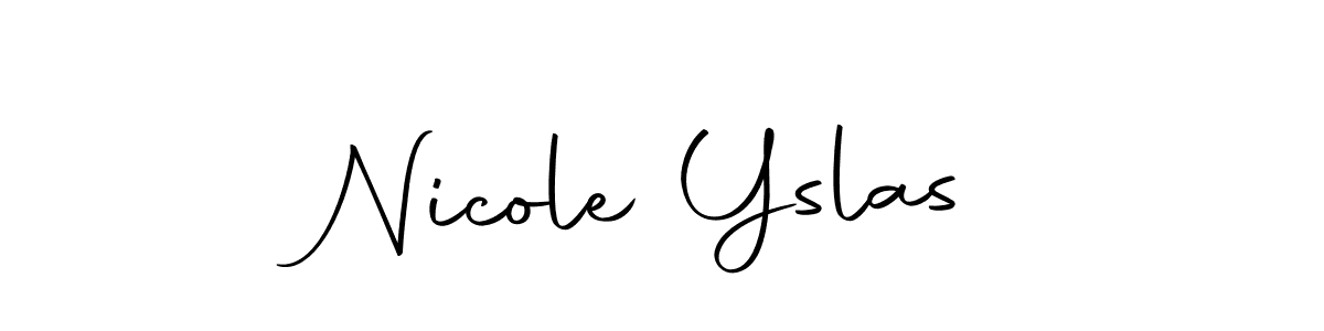 It looks lik you need a new signature style for name Nicole Yslas. Design unique handwritten (Autography-DOLnW) signature with our free signature maker in just a few clicks. Nicole Yslas signature style 10 images and pictures png