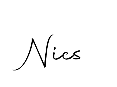 Also You can easily find your signature by using the search form. We will create Nics name handwritten signature images for you free of cost using Autography-DOLnW sign style. Nics signature style 10 images and pictures png