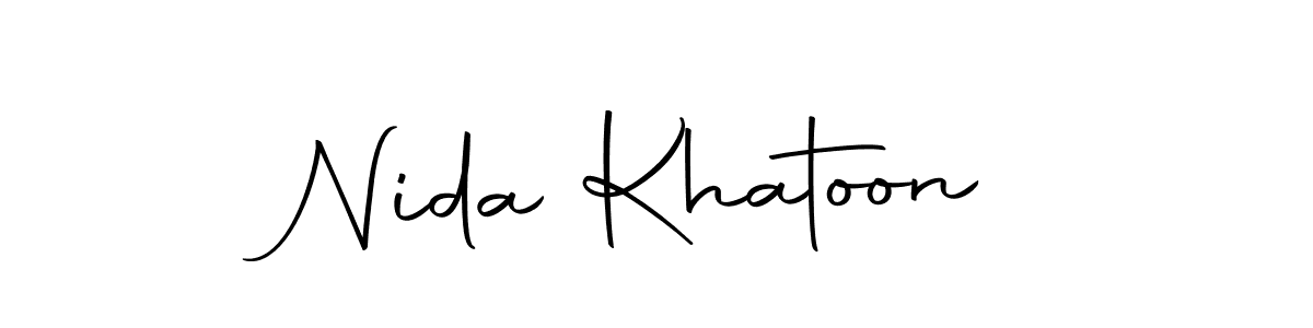 This is the best signature style for the Nida Khatoon name. Also you like these signature font (Autography-DOLnW). Mix name signature. Nida Khatoon signature style 10 images and pictures png