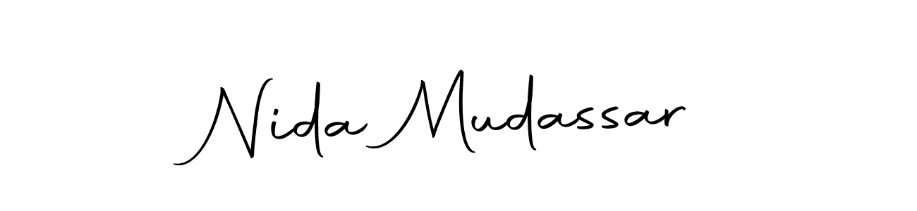 Here are the top 10 professional signature styles for the name Nida Mudassar. These are the best autograph styles you can use for your name. Nida Mudassar signature style 10 images and pictures png