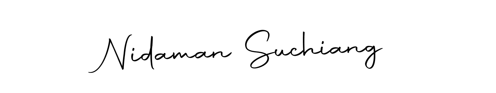 Nidaman Suchiang stylish signature style. Best Handwritten Sign (Autography-DOLnW) for my name. Handwritten Signature Collection Ideas for my name Nidaman Suchiang. Nidaman Suchiang signature style 10 images and pictures png