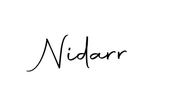 How to make Nidarr signature? Autography-DOLnW is a professional autograph style. Create handwritten signature for Nidarr name. Nidarr signature style 10 images and pictures png