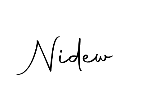 You can use this online signature creator to create a handwritten signature for the name Nidew. This is the best online autograph maker. Nidew signature style 10 images and pictures png