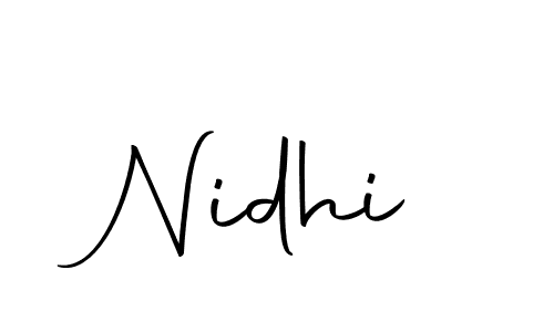 How to make Nidhi name signature. Use Autography-DOLnW style for creating short signs online. This is the latest handwritten sign. Nidhi signature style 10 images and pictures png