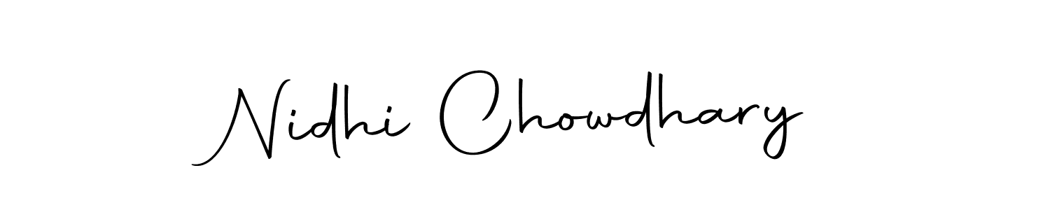if you are searching for the best signature style for your name Nidhi Chowdhary. so please give up your signature search. here we have designed multiple signature styles  using Autography-DOLnW. Nidhi Chowdhary signature style 10 images and pictures png
