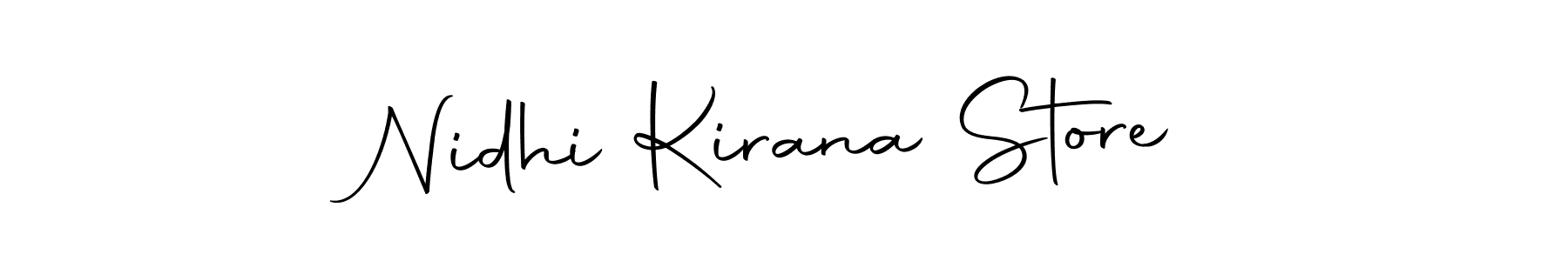 Once you've used our free online signature maker to create your best signature Autography-DOLnW style, it's time to enjoy all of the benefits that Nidhi Kirana Store name signing documents. Nidhi Kirana Store signature style 10 images and pictures png