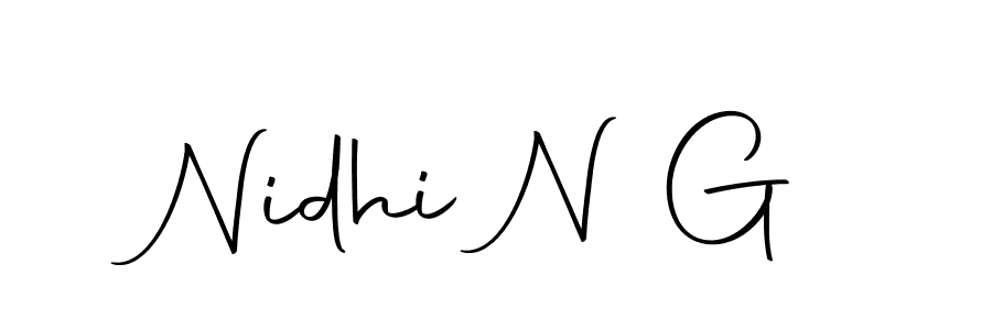 This is the best signature style for the Nidhi N G name. Also you like these signature font (Autography-DOLnW). Mix name signature. Nidhi N G signature style 10 images and pictures png