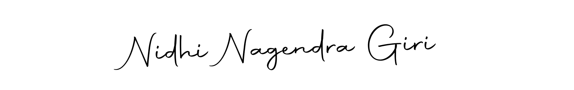 The best way (Autography-DOLnW) to make a short signature is to pick only two or three words in your name. The name Nidhi Nagendra Giri include a total of six letters. For converting this name. Nidhi Nagendra Giri signature style 10 images and pictures png