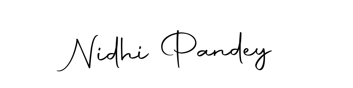 Make a short Nidhi Pandey signature style. Manage your documents anywhere anytime using Autography-DOLnW. Create and add eSignatures, submit forms, share and send files easily. Nidhi Pandey signature style 10 images and pictures png