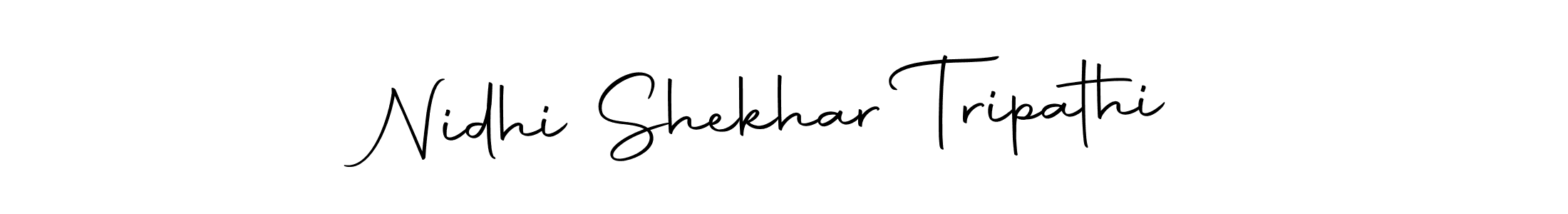 Design your own signature with our free online signature maker. With this signature software, you can create a handwritten (Autography-DOLnW) signature for name Nidhi Shekhar Tripathi. Nidhi Shekhar Tripathi signature style 10 images and pictures png