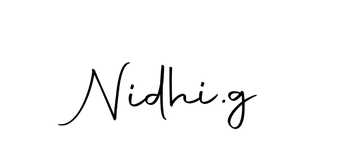 You can use this online signature creator to create a handwritten signature for the name Nidhi.g. This is the best online autograph maker. Nidhi.g signature style 10 images and pictures png