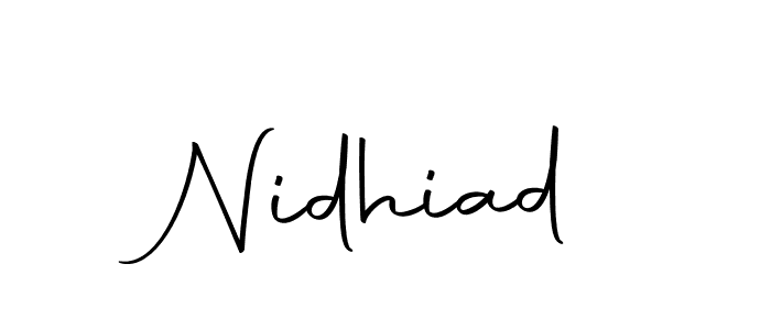 You can use this online signature creator to create a handwritten signature for the name Nidhiad. This is the best online autograph maker. Nidhiad signature style 10 images and pictures png