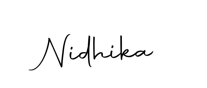 The best way (Autography-DOLnW) to make a short signature is to pick only two or three words in your name. The name Nidhika include a total of six letters. For converting this name. Nidhika signature style 10 images and pictures png