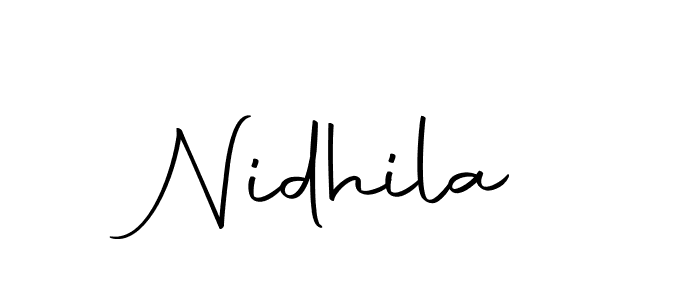 You should practise on your own different ways (Autography-DOLnW) to write your name (Nidhila) in signature. don't let someone else do it for you. Nidhila signature style 10 images and pictures png