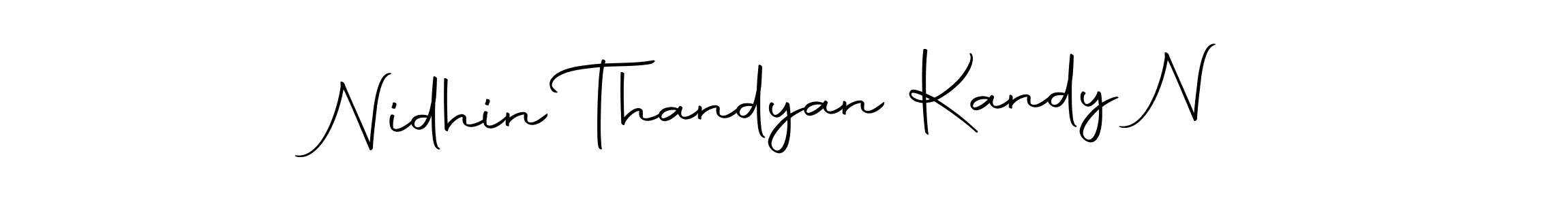 if you are searching for the best signature style for your name Nidhin Thandyan Kandy N. so please give up your signature search. here we have designed multiple signature styles  using Autography-DOLnW. Nidhin Thandyan Kandy N signature style 10 images and pictures png