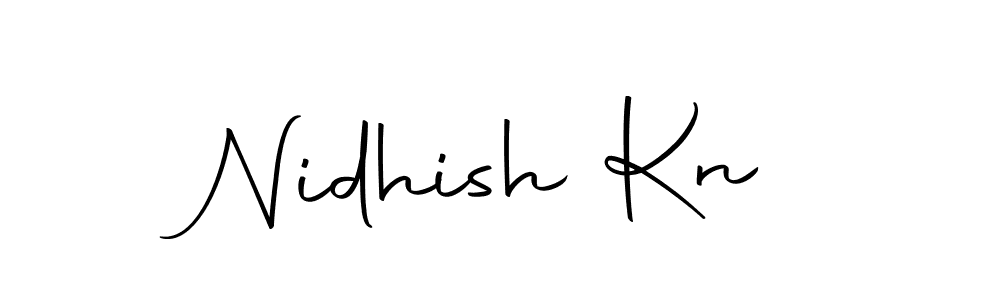 It looks lik you need a new signature style for name Nidhish Kn. Design unique handwritten (Autography-DOLnW) signature with our free signature maker in just a few clicks. Nidhish Kn signature style 10 images and pictures png