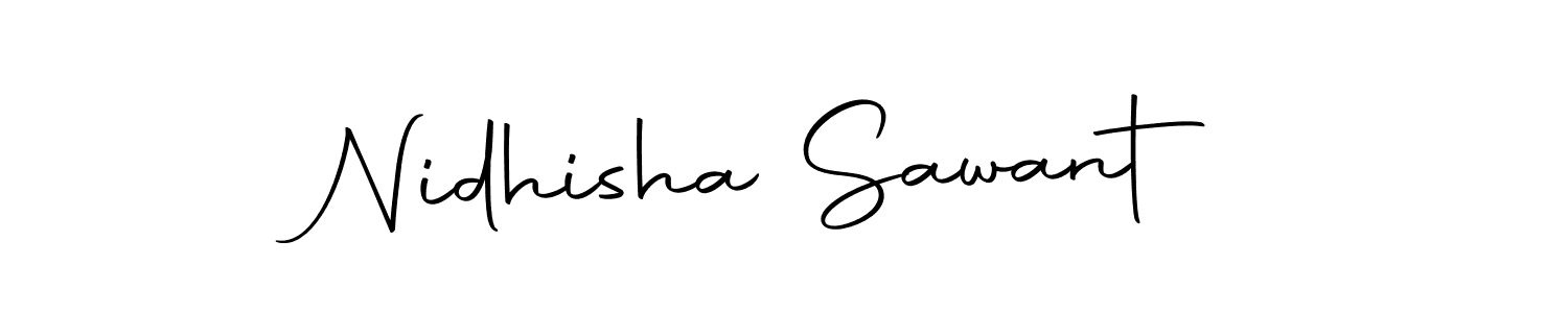 Use a signature maker to create a handwritten signature online. With this signature software, you can design (Autography-DOLnW) your own signature for name Nidhisha Sawant. Nidhisha Sawant signature style 10 images and pictures png