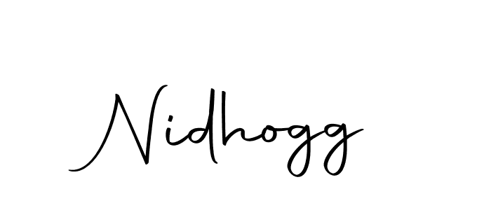 Make a beautiful signature design for name Nidhogg. With this signature (Autography-DOLnW) style, you can create a handwritten signature for free. Nidhogg signature style 10 images and pictures png