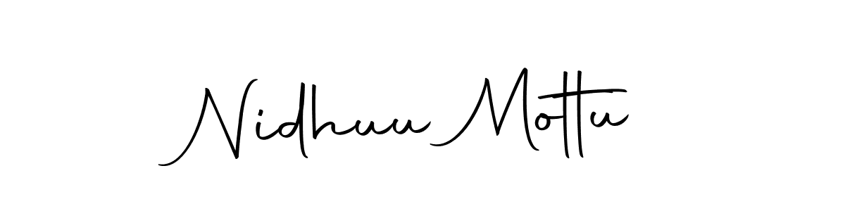 Make a beautiful signature design for name Nidhuu Mottu. Use this online signature maker to create a handwritten signature for free. Nidhuu Mottu signature style 10 images and pictures png