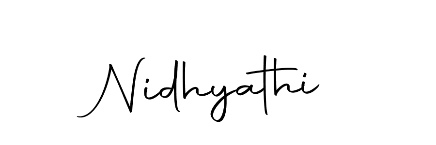 Similarly Autography-DOLnW is the best handwritten signature design. Signature creator online .You can use it as an online autograph creator for name Nidhyathi. Nidhyathi signature style 10 images and pictures png