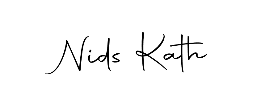 How to make Nids Kath signature? Autography-DOLnW is a professional autograph style. Create handwritten signature for Nids Kath name. Nids Kath signature style 10 images and pictures png