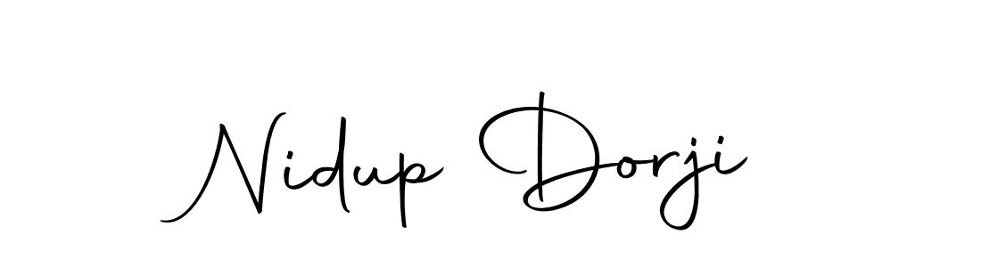 Also we have Nidup Dorji name is the best signature style. Create professional handwritten signature collection using Autography-DOLnW autograph style. Nidup Dorji signature style 10 images and pictures png
