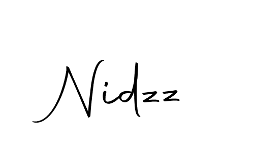 Make a beautiful signature design for name Nidzz. Use this online signature maker to create a handwritten signature for free. Nidzz signature style 10 images and pictures png