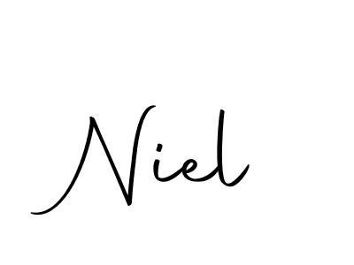 Create a beautiful signature design for name Niel. With this signature (Autography-DOLnW) fonts, you can make a handwritten signature for free. Niel signature style 10 images and pictures png