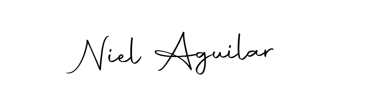 if you are searching for the best signature style for your name Niel Aguilar. so please give up your signature search. here we have designed multiple signature styles  using Autography-DOLnW. Niel Aguilar signature style 10 images and pictures png
