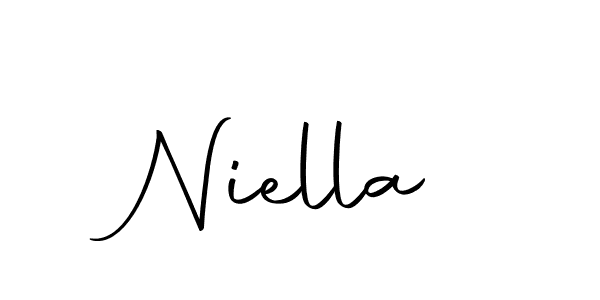 How to make Niella signature? Autography-DOLnW is a professional autograph style. Create handwritten signature for Niella name. Niella signature style 10 images and pictures png