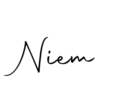 Similarly Autography-DOLnW is the best handwritten signature design. Signature creator online .You can use it as an online autograph creator for name Niem. Niem signature style 10 images and pictures png