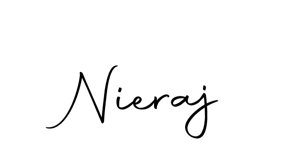 Make a beautiful signature design for name Nieraj. Use this online signature maker to create a handwritten signature for free. Nieraj signature style 10 images and pictures png