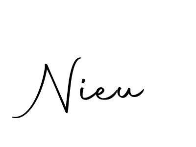 You can use this online signature creator to create a handwritten signature for the name Nieu. This is the best online autograph maker. Nieu signature style 10 images and pictures png