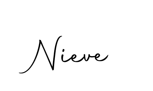 if you are searching for the best signature style for your name Nieve. so please give up your signature search. here we have designed multiple signature styles  using Autography-DOLnW. Nieve signature style 10 images and pictures png