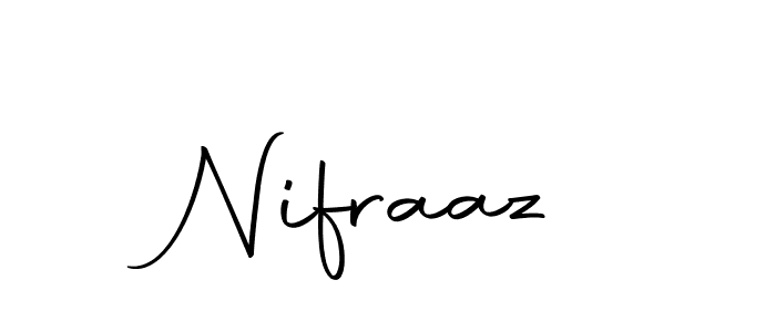 Create a beautiful signature design for name Nifraaz. With this signature (Autography-DOLnW) fonts, you can make a handwritten signature for free. Nifraaz signature style 10 images and pictures png