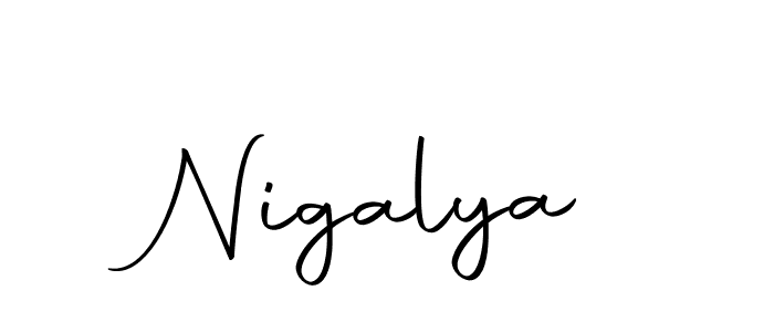 You can use this online signature creator to create a handwritten signature for the name Nigalya. This is the best online autograph maker. Nigalya signature style 10 images and pictures png