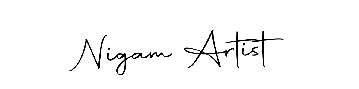 You can use this online signature creator to create a handwritten signature for the name Nigam Artist. This is the best online autograph maker. Nigam Artist signature style 10 images and pictures png