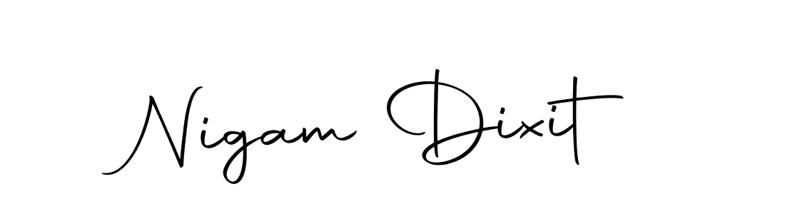 You should practise on your own different ways (Autography-DOLnW) to write your name (Nigam Dixit) in signature. don't let someone else do it for you. Nigam Dixit signature style 10 images and pictures png