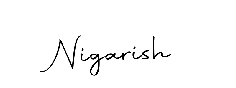 Create a beautiful signature design for name Nigarish. With this signature (Autography-DOLnW) fonts, you can make a handwritten signature for free. Nigarish signature style 10 images and pictures png